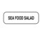 Nevs Sea Food Salad Label 1/2" x 1-1/2" DIET-310 - alternate 1